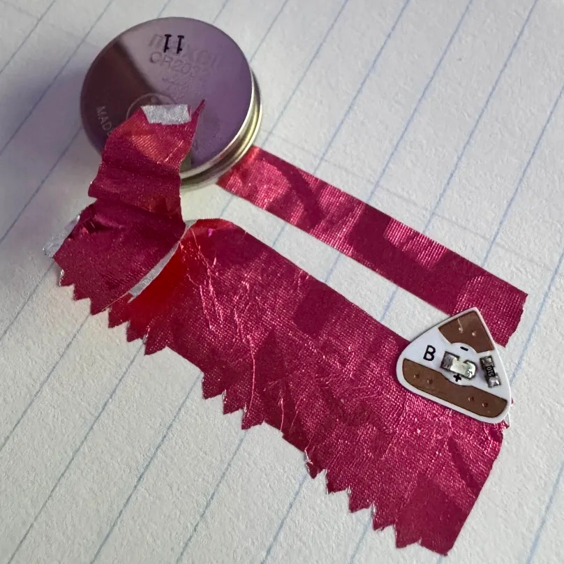 I tried the same circuit with two batteries, but still no luck.