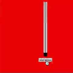 As per my final prompt, the AI coded me a blue line that trails the rectangular guide.