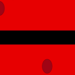 Here's the final product. This was also generated with AI, though I gave it some tweaks. Without any edits, these circles were completely free, not confined to any slider; and the line was super thin like the last design. I hated that the circles were completely free, because then they looked more like a cursor highlight than a volume slider. To fix this, I just fixed the Y co-ordinates on both circles. Then, I increased the line width to create more definition. I wanted to change its color, but the code the AI gave me was kinda weird and by this point, I was out of free prompts. I also wasn't incredibly concerned with the colors since I just wanted to see what could be done with the concepts and code. Something else I wanted to fix was also have the width of the line count as part of the &ldquo;border.&rdquo; It felt like the moment my cursor was over the middle of the screen, that side's circle was active, but the whole point was to reduce the overwhelming nature of the template's design...