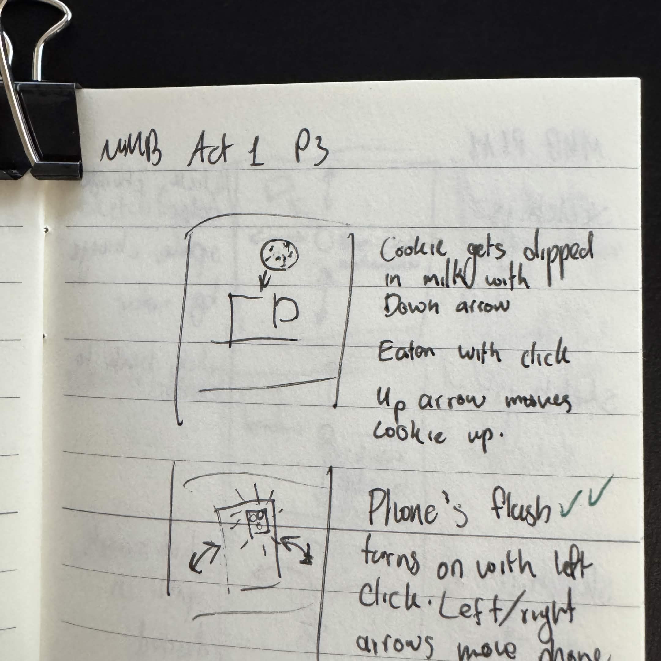 My eighth idea was to make a cookie dipper with arrow controls and cookie-eating interactivity, but the website looked terrible so I scrapped the idea. Also felt too specific for formstorming...