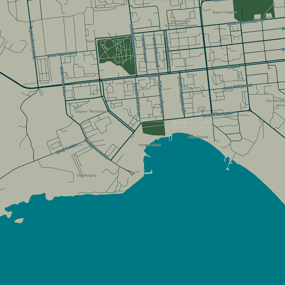 First iteration, defaulted to my usual muted color palette.