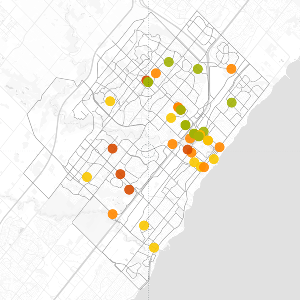 Changed size and opactiy of the dots. More experimentation of these in the next few images.