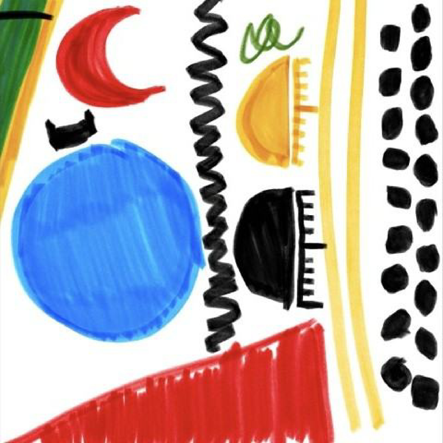 I decided to make it vertical and in the middle since it's been horizontal and on the very top in the rest of the designs. Moving on to the &ldquo;how do you like to spend your weekend&rdquo; scribble, I wasn't sure where to put it. I tried putting it on the right side, but in the rest of my designs, the right side always felt really crowded. I decided putting it on the right looked a bit odd.