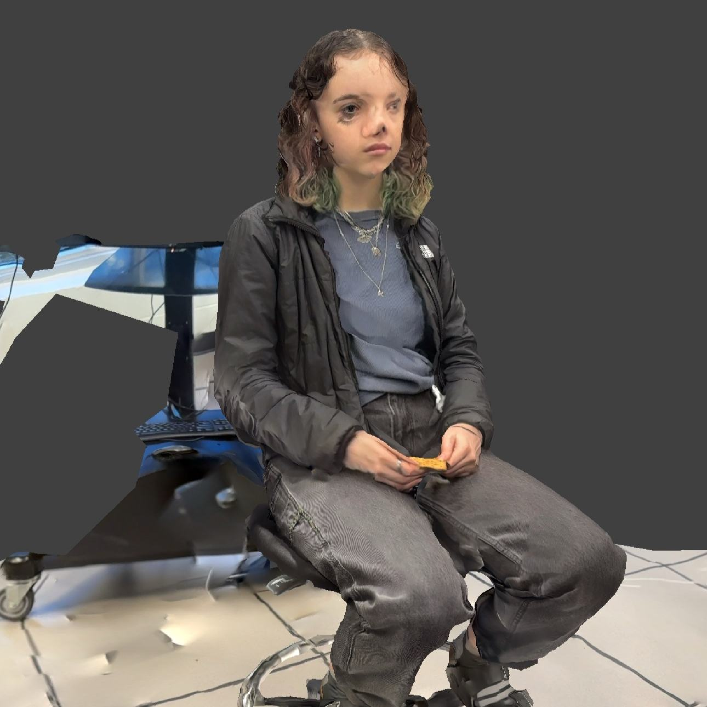 I scanned Mia! I have no idea how Leah got the scan of me so good on the first try. For my second-ever scan though, I think this wasn't terrible.