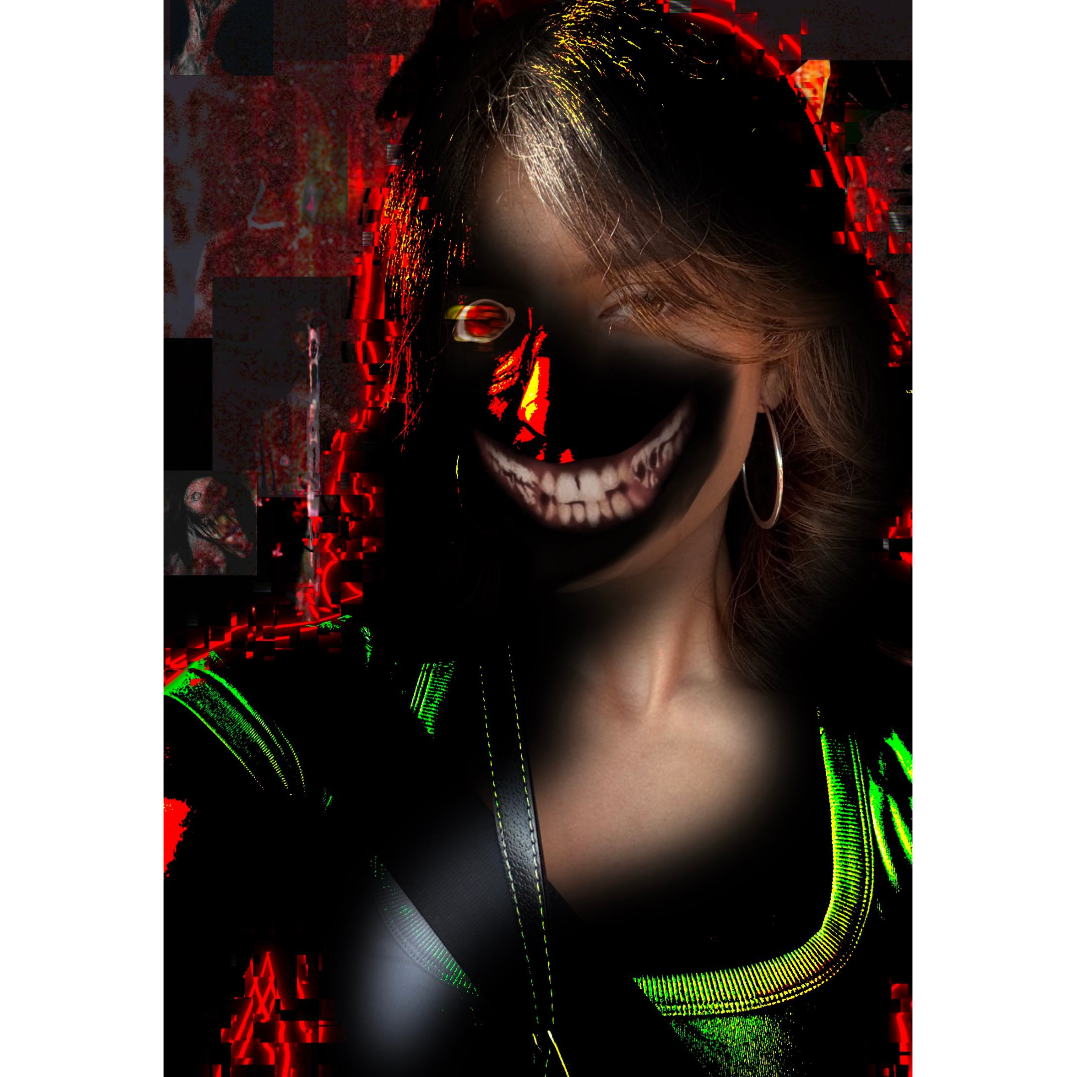 While I helped Mia with the presentation, Emma made this data selfie. It represents her struggles with anxiety &lpar;specifically, Generalized Anxiety Disorder&rpar; autonomy. Unfortunately, many people develop a confirmation bias about anxiety disorders due to many stereotypical assumptions they make, such as getting anxious about every little thing. While Generalized Anxiety Disorder can make you feel as though you have no control over your environment, other people may experience anxiety disorders differently. Emma's self-portrait represents the feeling of being overcome by a detrimental amount of anxiety.